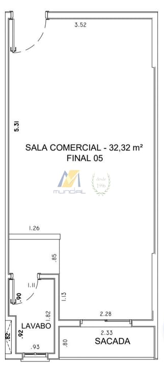 Conjunto Comercial-Sala para alugar, 23m² - Foto 19