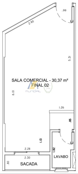 Conjunto Comercial-Sala para alugar, 23m² - Foto 16