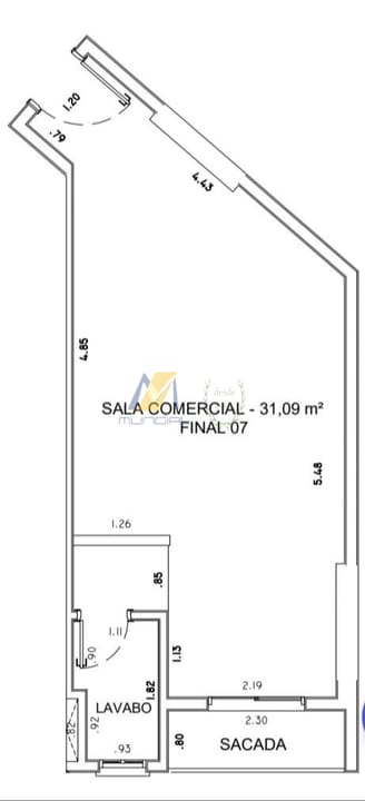 Conjunto Comercial-Sala para alugar, 23m² - Foto 18