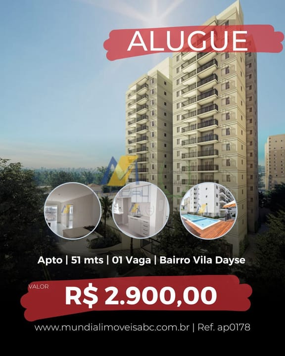 Apartamento para alugar com 2 quartos, 51m² - Foto 2