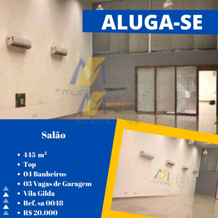 Loja-Salão para alugar, 445m² - Foto 1