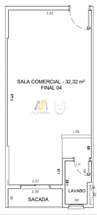 Conjunto Comercial-Sala para alugar, 23m² - Foto 15