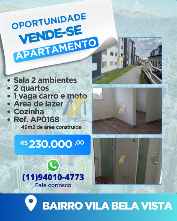 Apartamento à venda com 2 quartos, 48m² - Foto 1