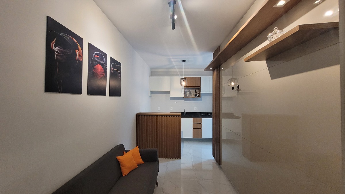 Apartamento à venda com 1 quarto, 32m² - Foto 2