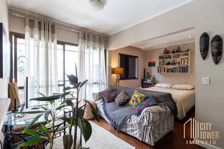 Apartamento à venda com 1 quarto, 54m² - Foto 1