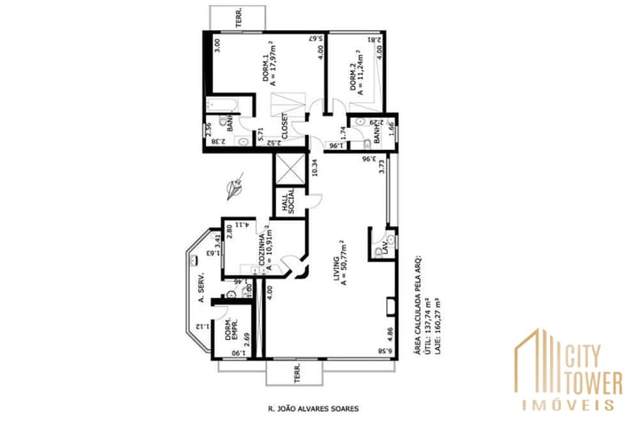 Apartamento à venda com 3 quartos, 155m² - Foto 21