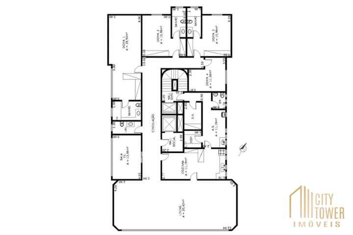 Apartamento à venda com 5 quartos, 296m² - Foto 28