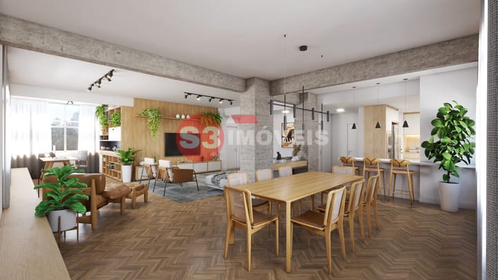 Apartamento à venda com 3 quartos, 200m² - Foto 1