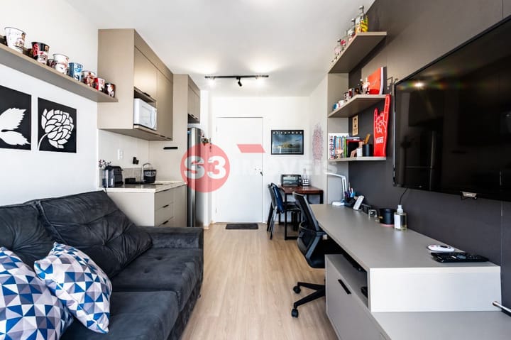 Apartamento à venda com 1 quarto, 32m² - Foto 6