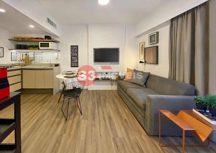 Apartamento à venda com 1 quarto, 31m² - Foto 1