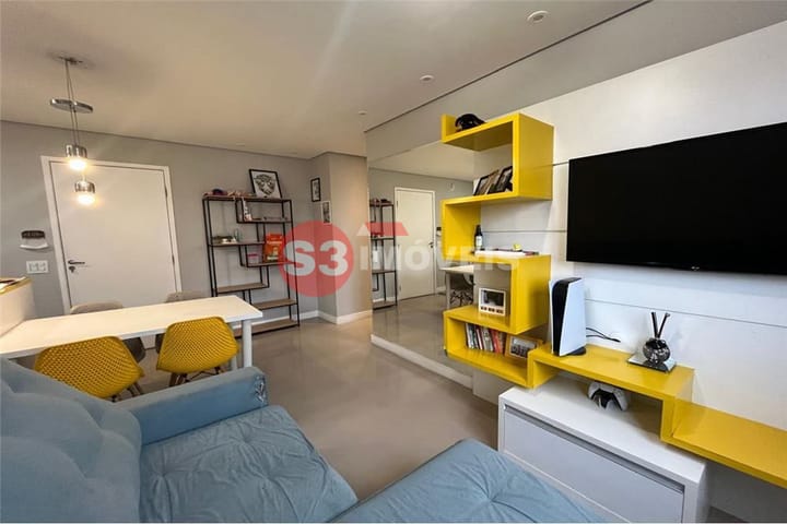 Apartamento à venda com 1 quarto, 46m² - Foto 1