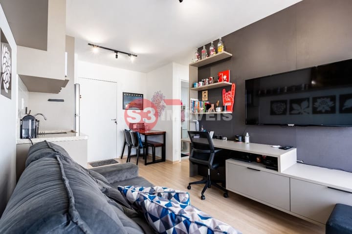 Apartamento à venda com 1 quarto, 32m² - Foto 8