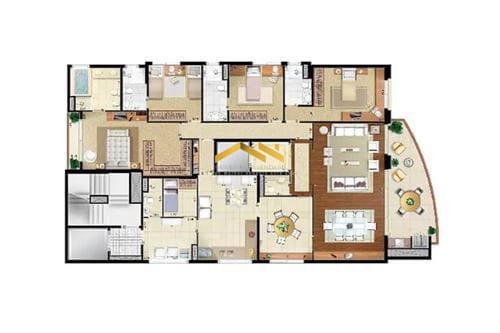 Apartamento à venda com 3 quartos, 200m² - Foto 40