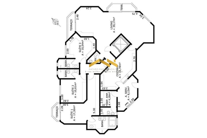 Apartamento à venda com 3 quartos, 162m² - Foto 10