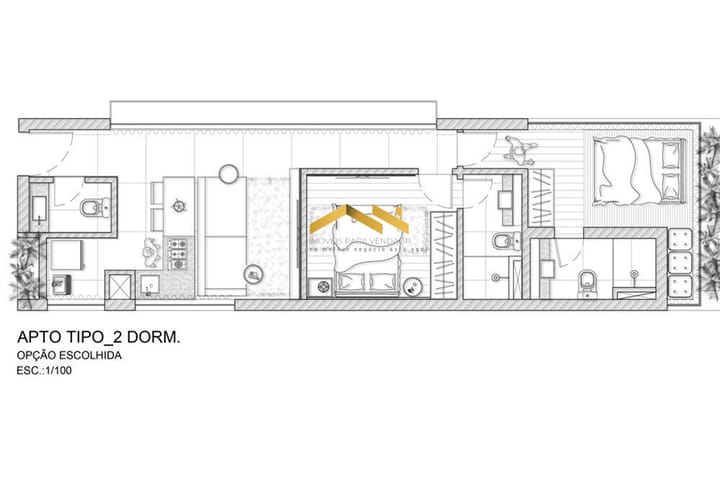 Apartamento à venda com 2 quartos, 60m² - Foto 7