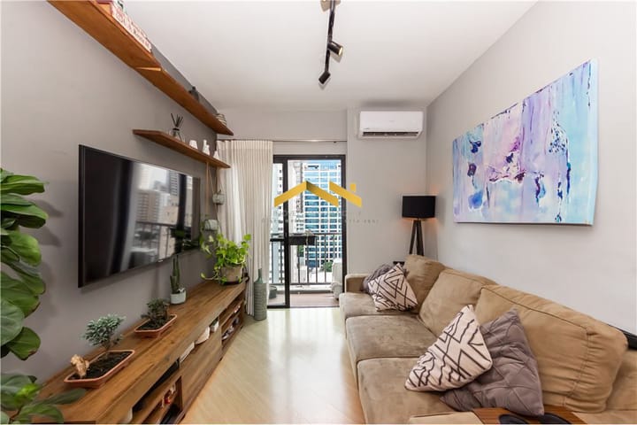 Apartamento à venda com 1 quarto, 46m² - Foto 1