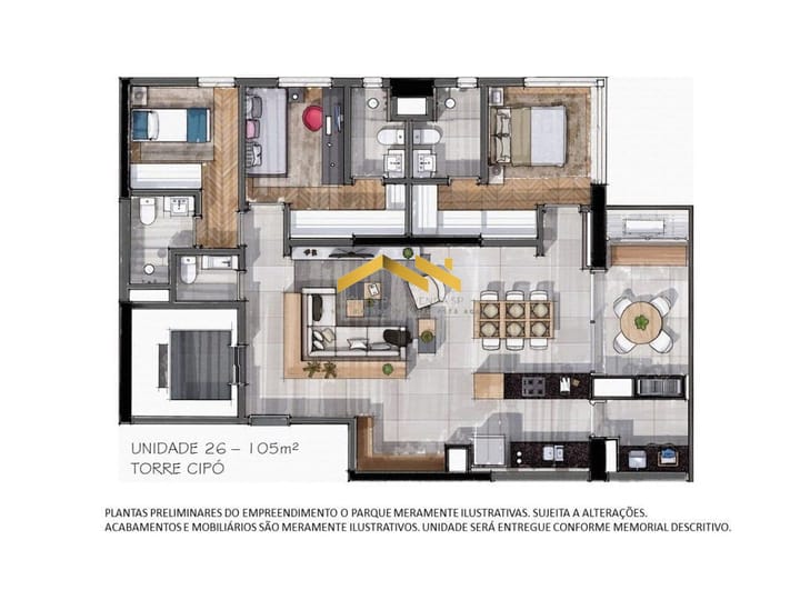 Apartamento à venda com 3 quartos, 105m² - Foto 28