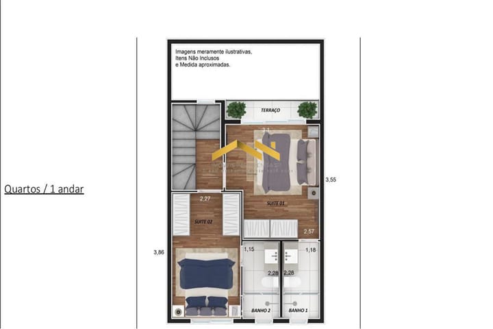 Casa à venda com 2 quartos, 103m² - Foto 16